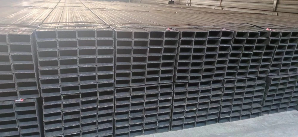 Thick Wall Black Rectangular And Square Steel Tube